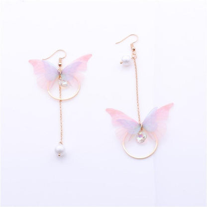 Mariposa Pendientes de Perlas (Luz) - Science Factory ES