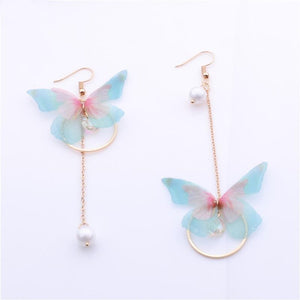 Mariposa Pendientes de Perlas (Luz) - Science Factory ES