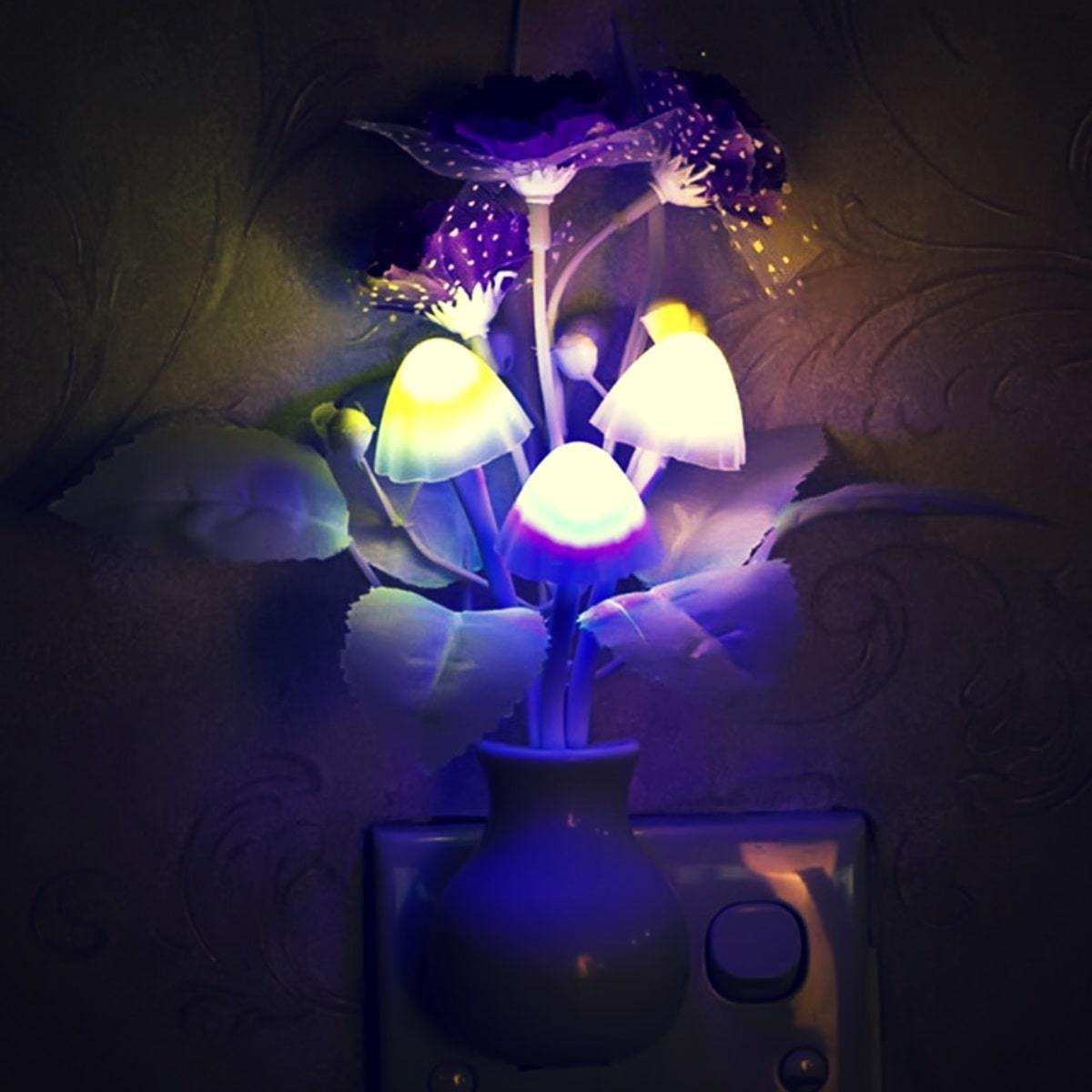 Luz Nocturna en forma de Flor y Hongo | Iluminación sostenible (NUEVO) - Science Factory ES