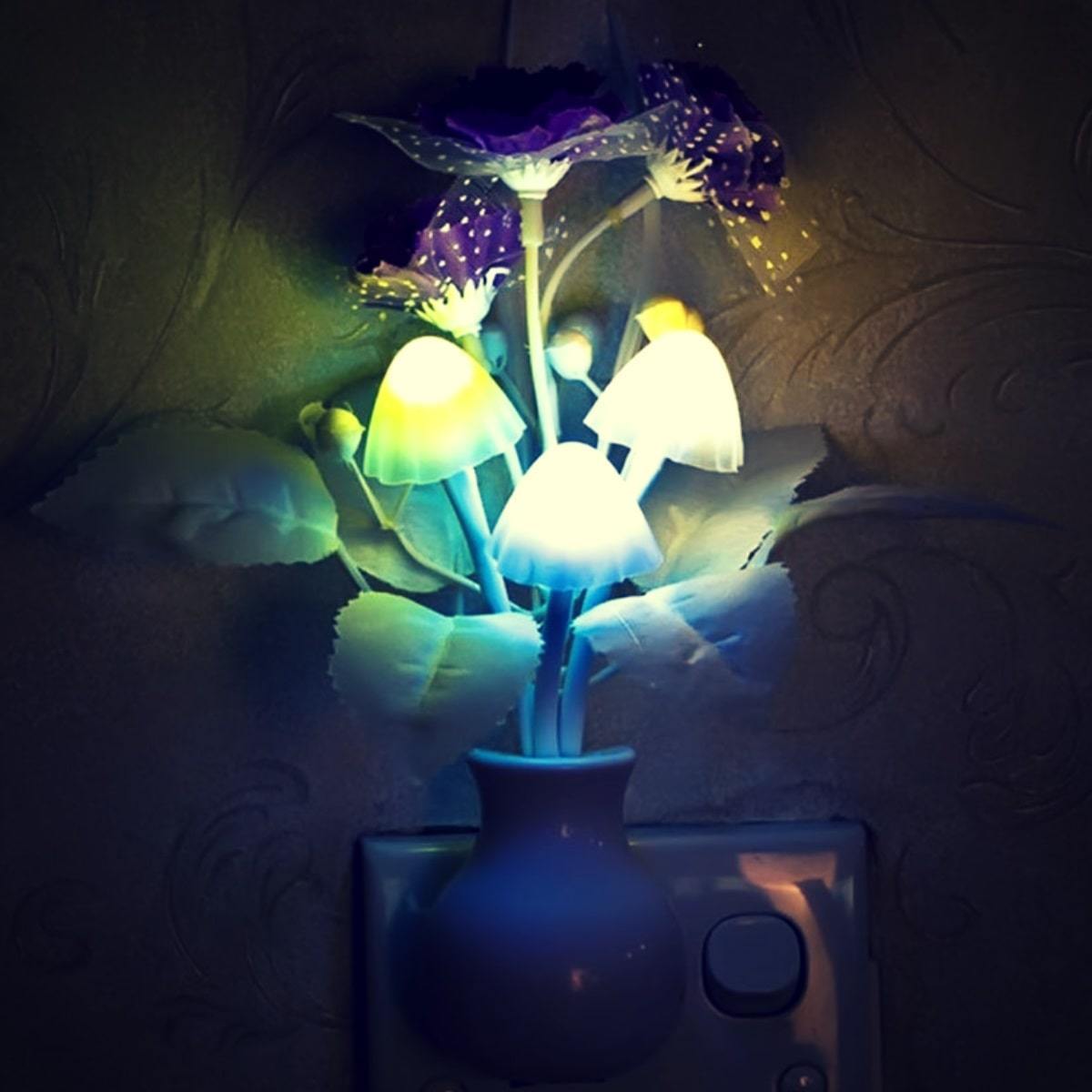 Luz Nocturna en forma de Flor y Hongo | Iluminación sostenible (NUEVO) - Science Factory ES