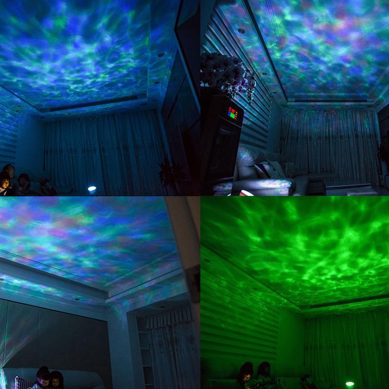 Proyector de Ondas Oceánicas | Iluminación Nocturna - Science Factory ES