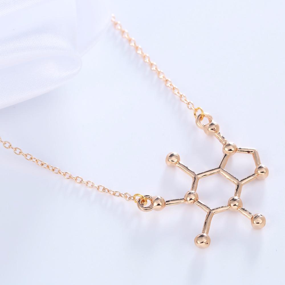 Collar de Molécula de Cafeína - Science Factory ES