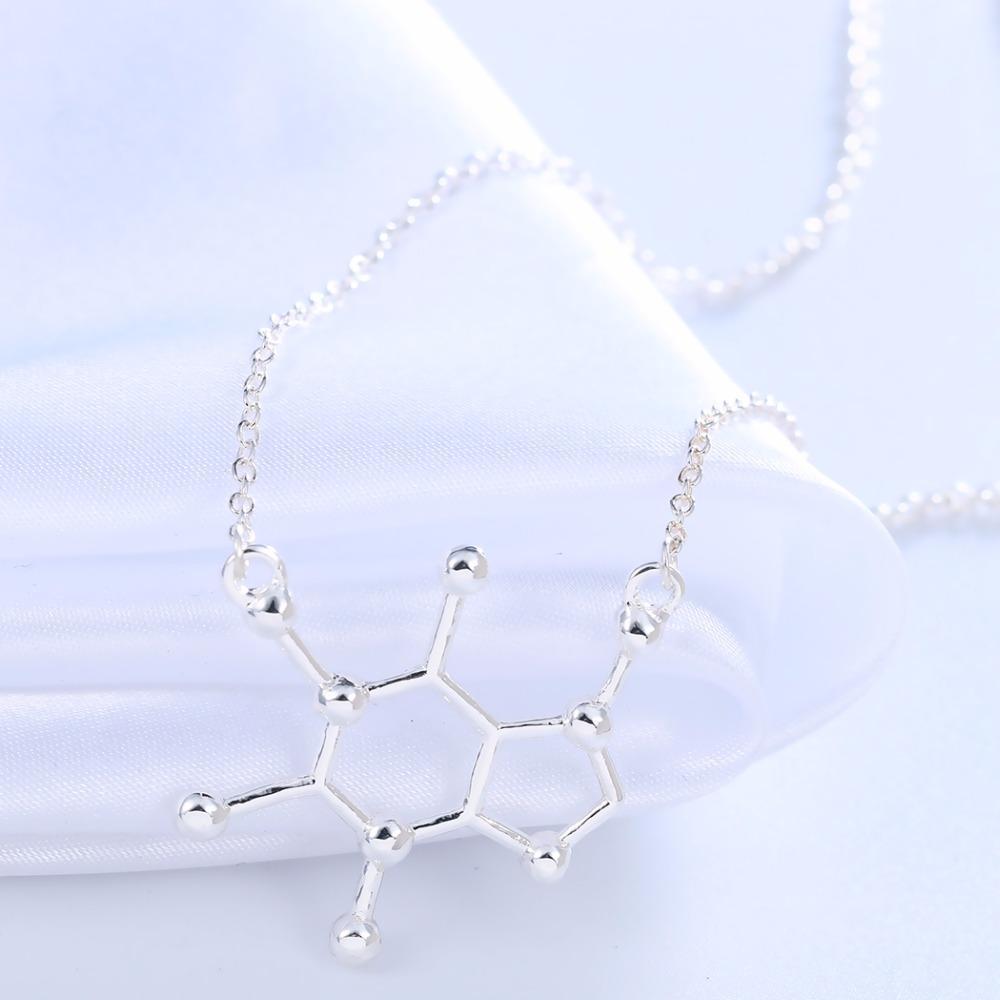Collar de Molécula de Cafeína - Science Factory ES