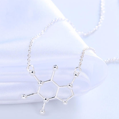 Collar de Molécula de Cafeína - Science Factory ES