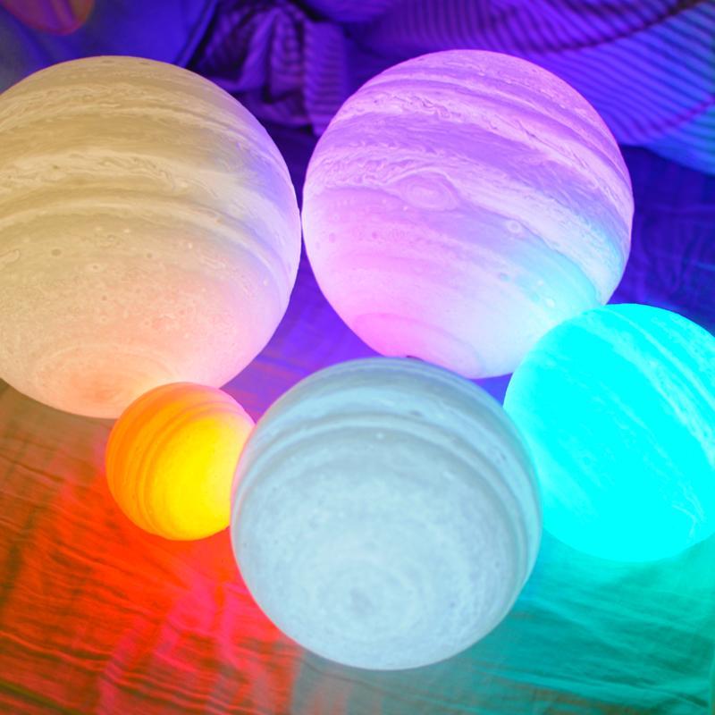 Júpiter (de Color) Luz Nocturna | Iluminación - Science Factory ES