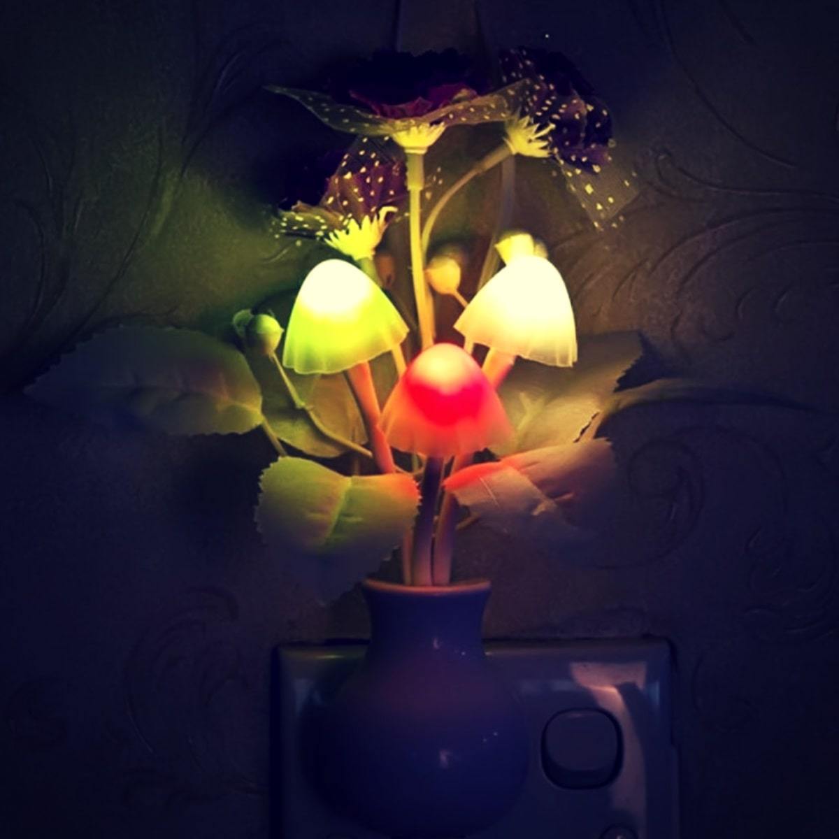 Luz Nocturna en forma de Flor y Hongo | Iluminación sostenible (NUEVO) - Science Factory ES