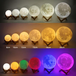 Luz Nocturna de la Luna (de Color) | Iluminación - Science Factory ES