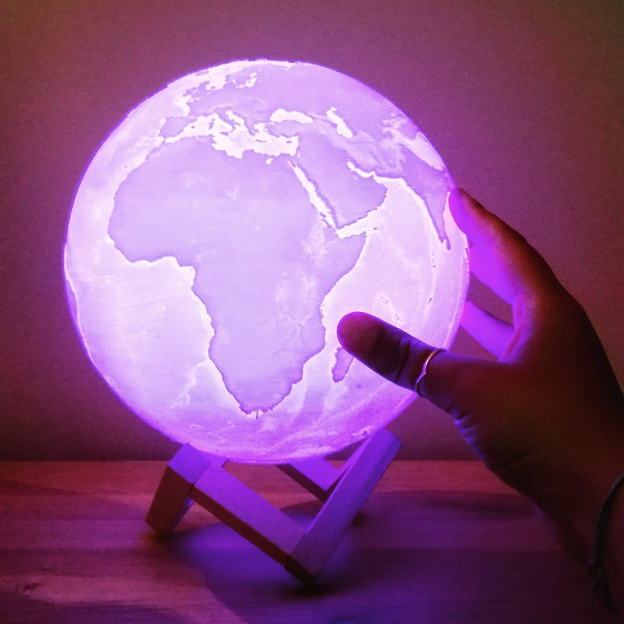 Luz Nocturna de la Tierra (Color) | Iluminación - Science Factory ES