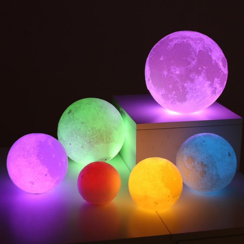 Luz Nocturna de la Luna (de Color) | Iluminación - Science Factory ES