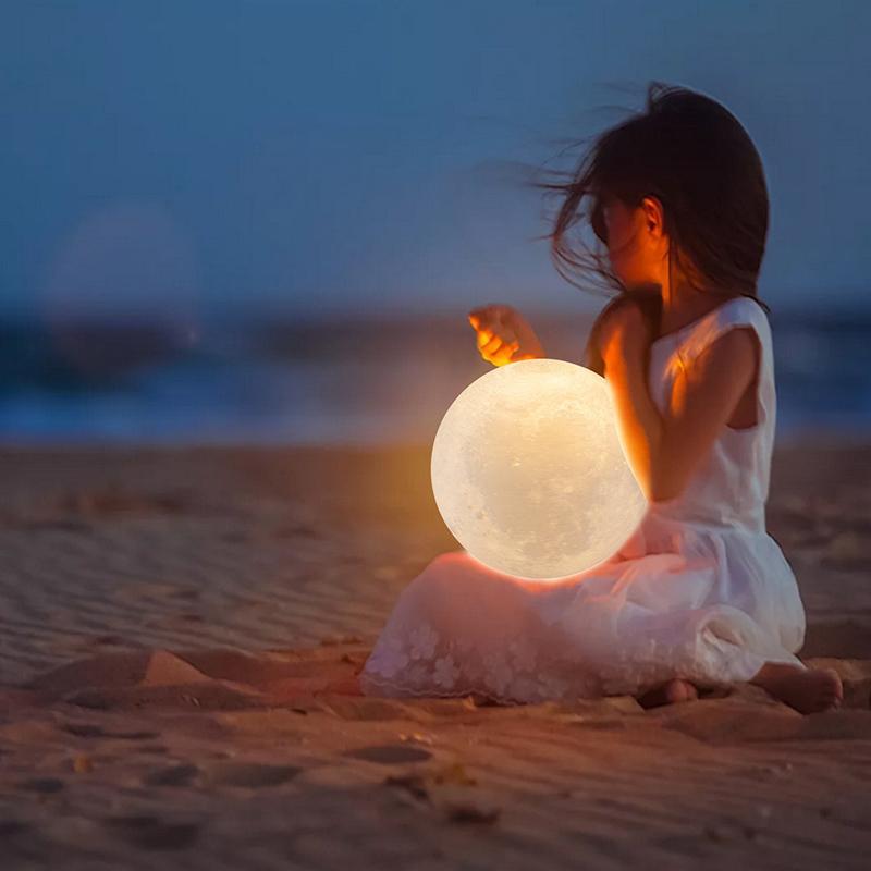 Luz Nocturna de la Luna (de Color) | Iluminación - Science Factory ES