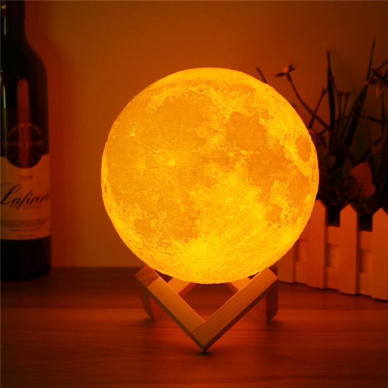 Luz Nocturna de la Luna (de Color) | Iluminación - Science Factory ES