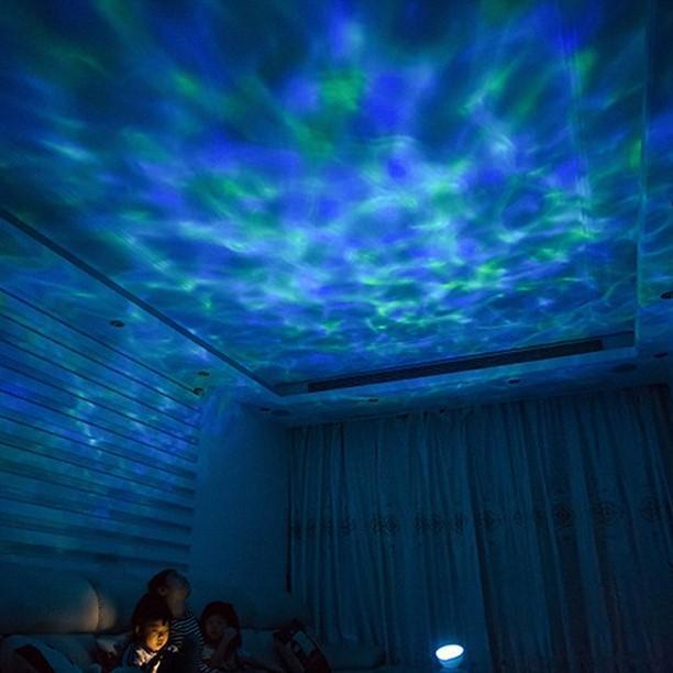 Proyector de Ondas Oceánicas | Iluminación Nocturna - Science Factory ES