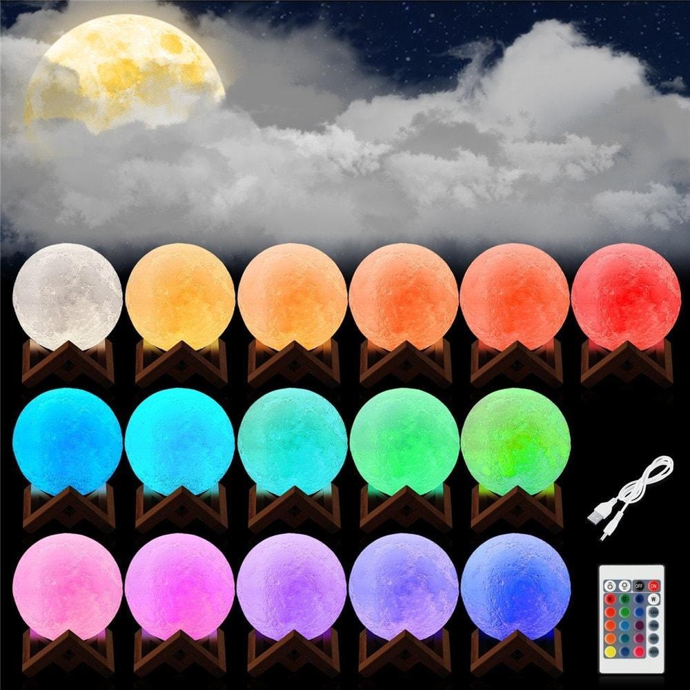Luz Nocturna de la Luna (de Color) | Iluminación - Science Factory ES