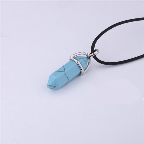 Collar Geométrico de Piedra Natural - Science Factory ES