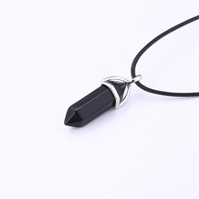 Collar Geométrico de Piedra Natural - Science Factory ES