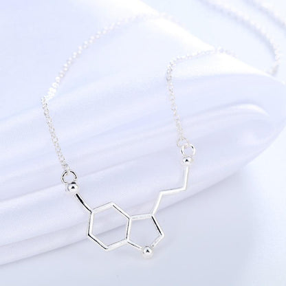 Collar de Molécula de Serotonina "Hormona de la Felicidad" - Science Factory ES