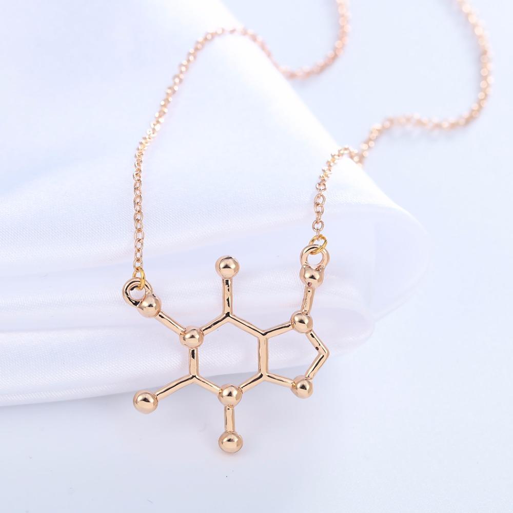 Collar de Molécula de Cafeína - Science Factory ES