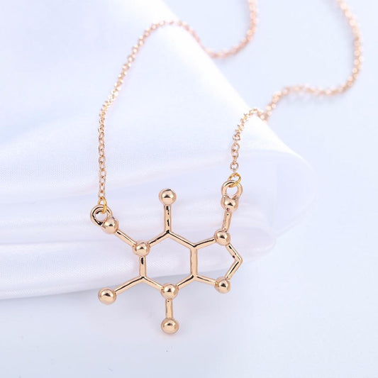 Collar de Molécula de Cafeína - Science Factory ES