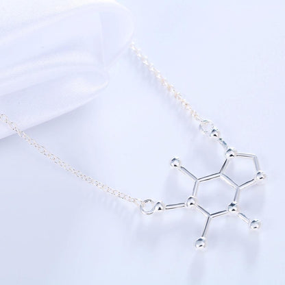 Collar de Molécula de Cafeína - Science Factory ES